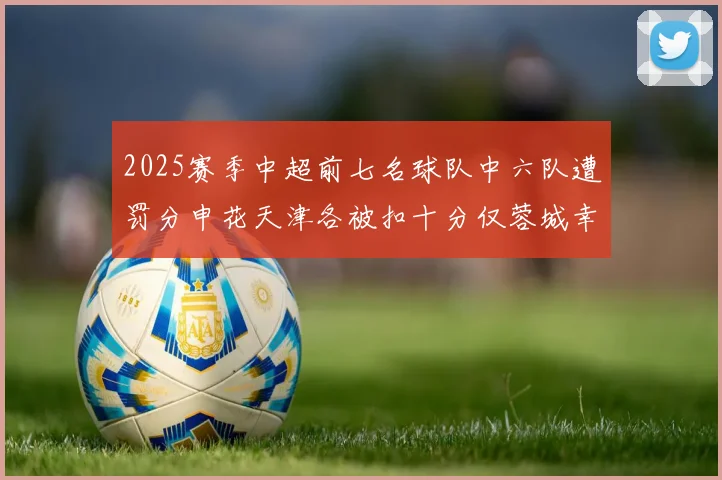 2025赛季中超前七名球队中六队遭罚分申花天津各被扣十分仅蓉城幸免